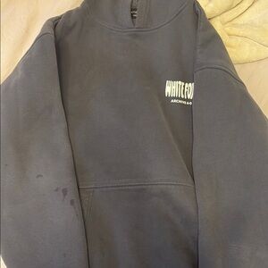 White fox hoodie